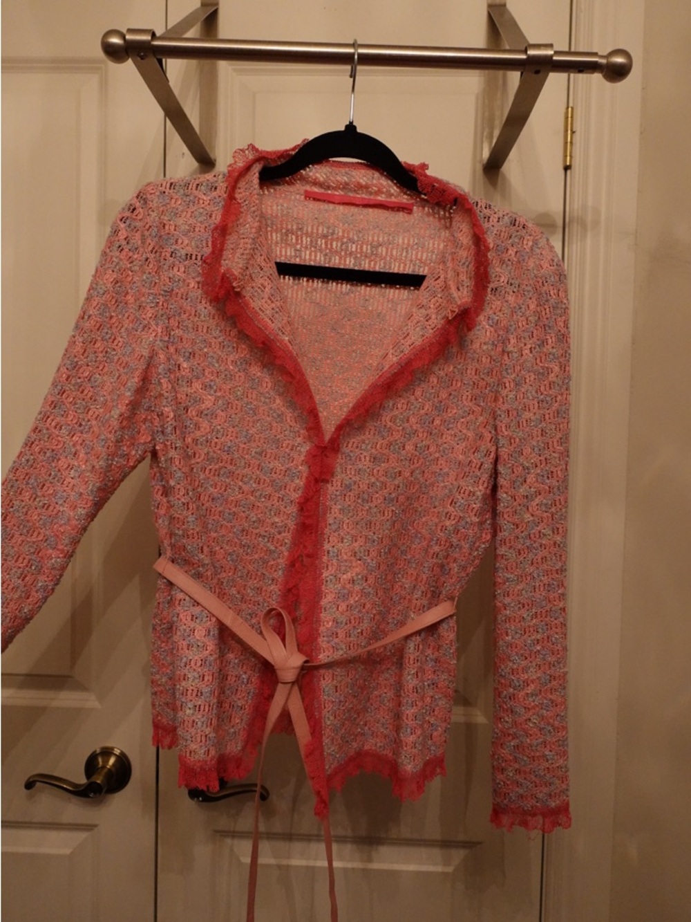 Vintage Pink Emanuel Unargo Y2K Cardigan, Size 6